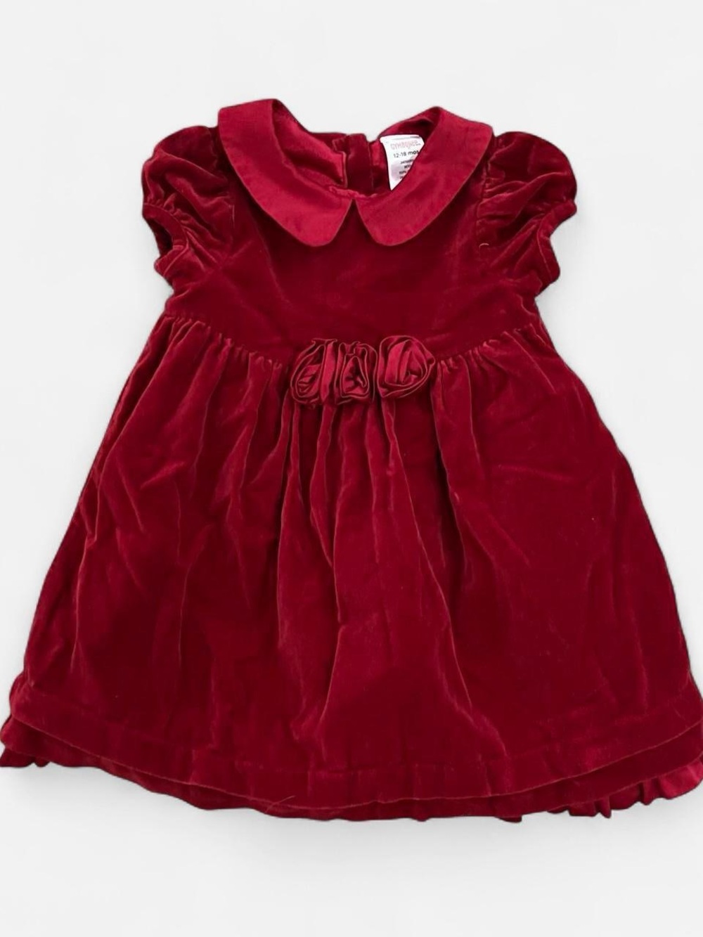 Gymboree Classic Holiday Red Velveteen Dress